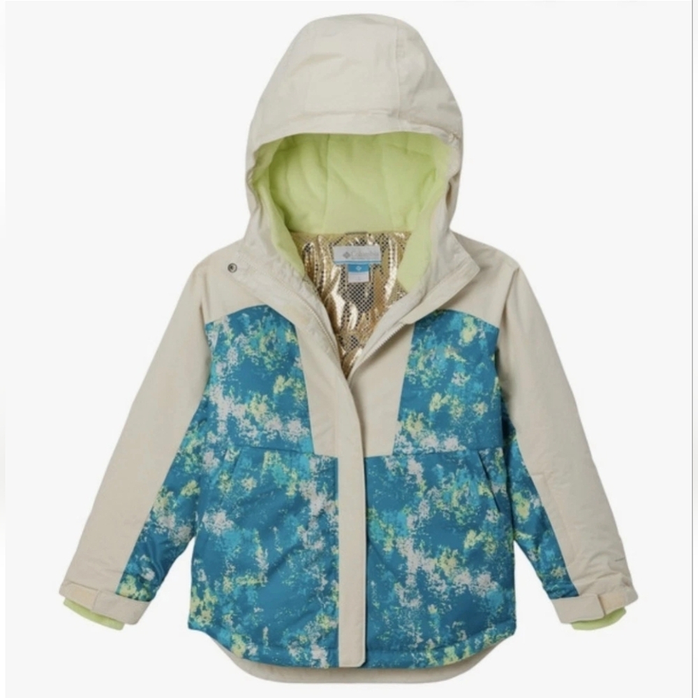 Columbia Girl's Youth L 14-16 Mighty Mogul Ill Insulated Printed Jacket NEW